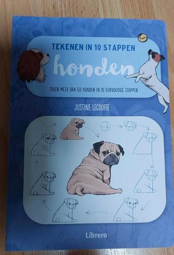 Honden tekenen in 10 stappen NIEUW  beschikbaar voor biedingen