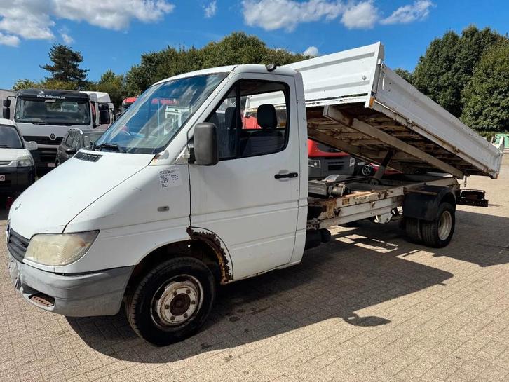 Mercedes-Benz Sprinter 411 *KIPPER-DUMPER-TIPPER* (bj 2001), Auto's, Bestelwagens en Lichte vracht, Bedrijf, Te koop, Mercedes-Benz