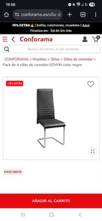 Conforama stoelen, Enlèvement