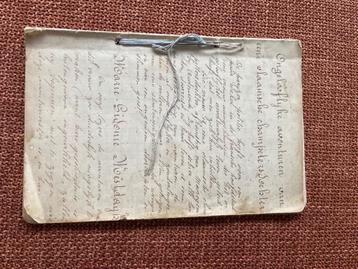 Oude geschriften, Enlèvement ou Envoi