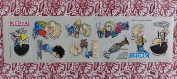 Autocollants Cedric, Enlèvement ou Envoi, Comme neuf, Bande dessinée ou Dessin animé