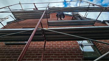 Metaalrode coquille met galva-platforms van 30 cm beschikbaar voor biedingen