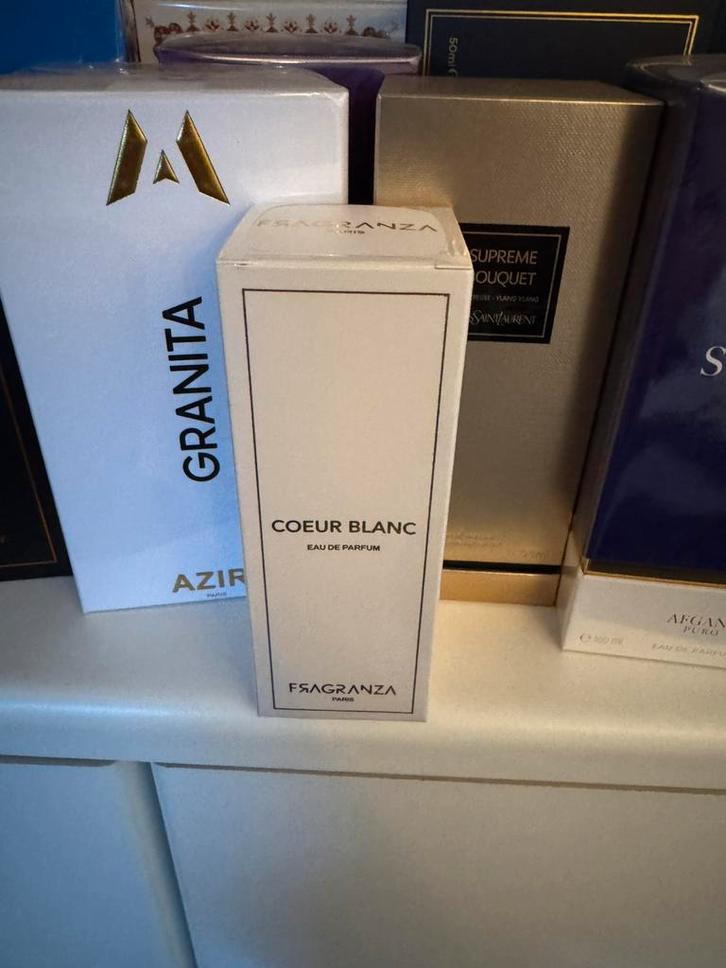 Coeur blanc Fragranza, Handtassen en Accessoires, Uiterlijk | Parfum, Nieuw, Ophalen