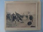 Militaire prints veldslagen 4 litho,s van Henri Louis Dupray, Verzamelen, Militaria | Algemeen, Verzenden, Overige soorten, Foto of Poster