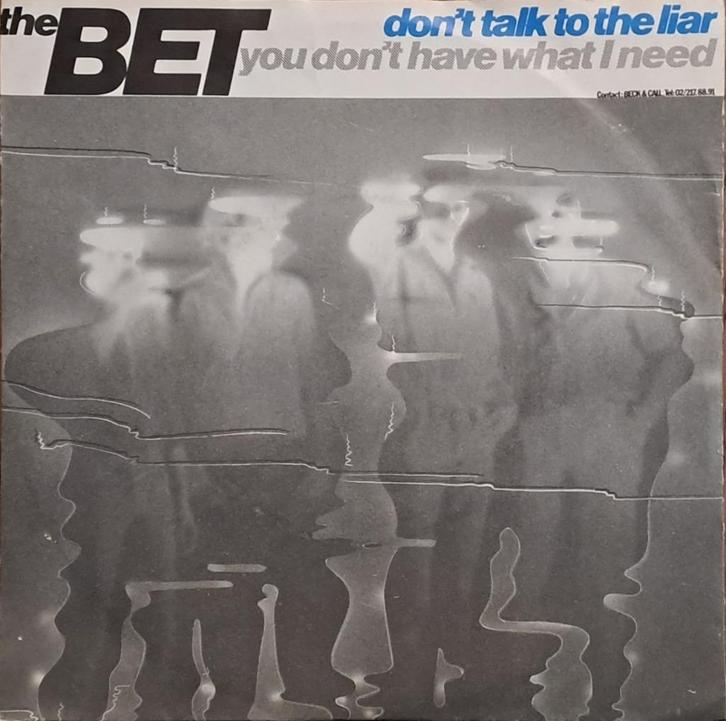 THE BET – Don't Talk To The Liar ( 1981 Orig Belpop 45T ), Cd's en Dvd's, Vinyl | Rock, Ophalen of Verzenden