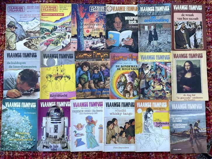 Vlaamse Filmpjes (63 losse nrs. uit diverse jaargangen), Boeken, Tijdschriften en Kranten, Gelezen, Overige typen, Ophalen