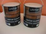 Linitop classic houtbescherming 287, 2 x 2,5 liter. NIEUW!, Ophalen, Bruin, Nieuw, Beits