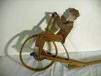 Antieke houten speelgoed fiets., Antiek en Kunst, Ophalen of Verzenden