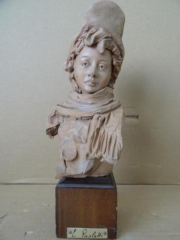 Terracotta beeld beeldje L. Paoletti Luigi Paoletti 24cm beschikbaar voor biedingen