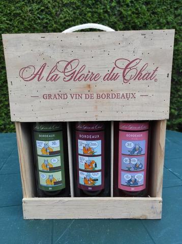 Le Chat coffret de vin collector  beschikbaar voor biedingen