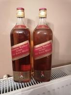 2 flessen Whisky Johnnie Walker Red Label 1L, Verzamelen, Ophalen of Verzenden, Nieuw, Overige gebieden, Overige typen