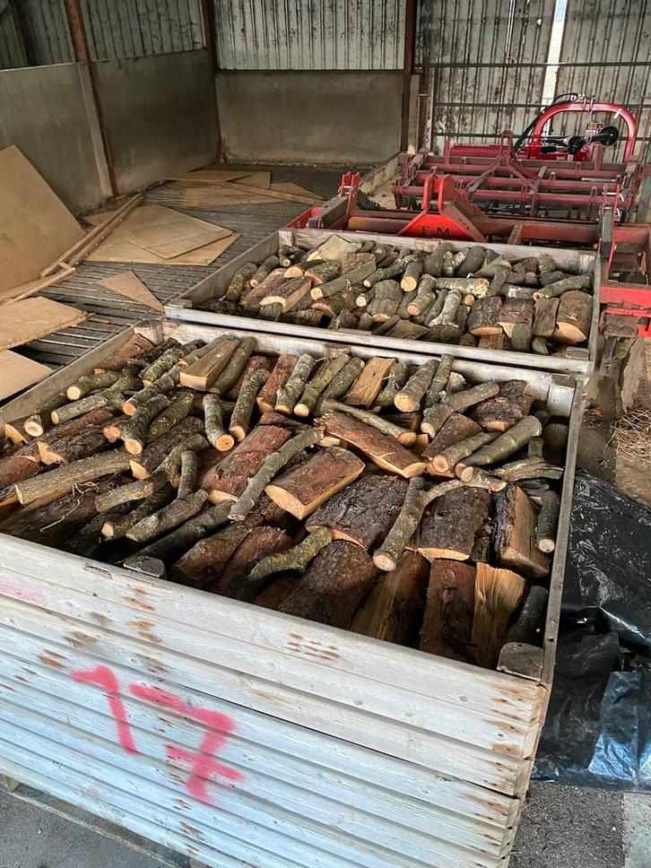 Droog kachelhout / haardhout eiken gemengd met naaldhout, Tuin en Terras, Brandhout, Blokken, Overige houtsoorten, 3 tot 6 m³