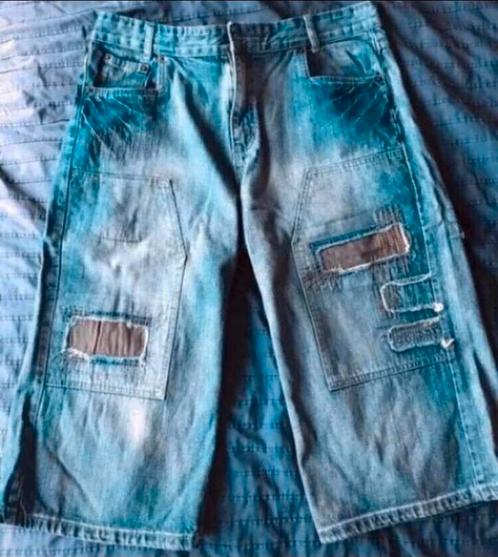 3/4 Jeansmaat W38, Kleding | Heren, Spijkerbroeken en Jeans, Zo goed als nieuw, Overige jeansmaten, Blauw