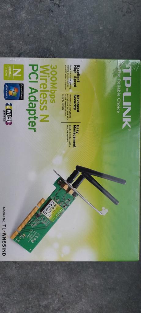 TP-Link TL-WN851ND, Computers en Software, Netwerkkaarten, Nieuw, Intern, Ophalen