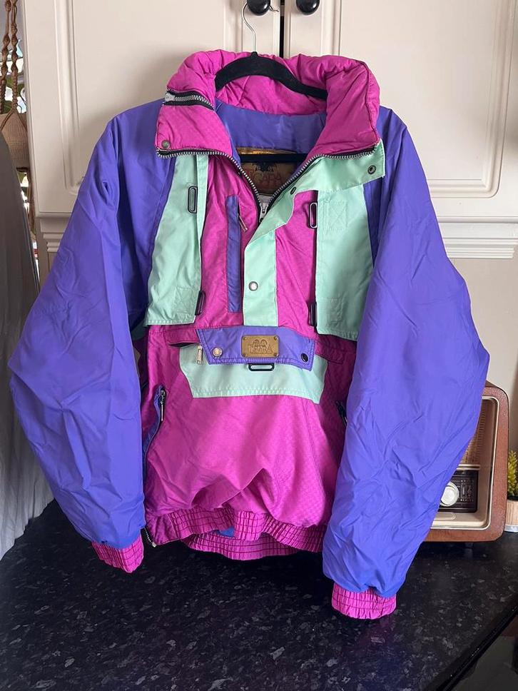 90's skijas / jas / orginele vintage / retro / nineties, Kleding | Heren, Wintersportkleding, Zo goed als nieuw, Maat 56/58 (XL)