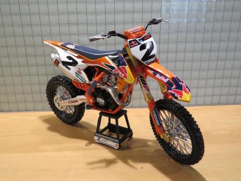 Cooper Webb #2 KTM 450 SX-F 2019 red bull team 1:10, Hobby en Vrije tijd, Modelauto's | 1:5 tot 1:12, Nieuw, Motor, 1:9 t/m 1:12