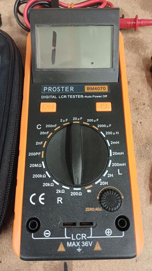 Digitale LCR tester als nieuw, Doe-het-zelf en Bouw, Meetapparatuur, Zo goed als nieuw, Accessoires, Ophalen of Verzenden