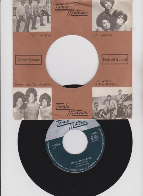 The Temptations – Since I Lost My Baby  1965  SOUL   (EX), Cd's en Dvd's, Vinyl Singles, Zo goed als nieuw, Single, R&B en Soul