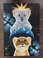 Puzzel leeuw welpjes fluorescent 250 stuks, Enlèvement ou Envoi, Moins de 500 pièces, Utilisé, Puzzle