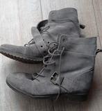 Leren laarzen voor dames maat 38, Kleding | Dames, Schoenen, Lage of Enkellaarzen, Nieuw, Grijs, Bershka