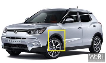 Wielrand linksvoor SsangYong Tivoli of XLV 2015 - 2019. 7951, Neuf, Enlèvement ou Envoi, Garde-boue, SsangYong