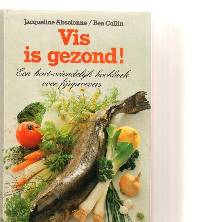 Vis is gezond een hartvriendelijk kookboek voor fijnproevers, Boeken, Kookboeken, Zo goed als nieuw, Ophalen of Verzenden
