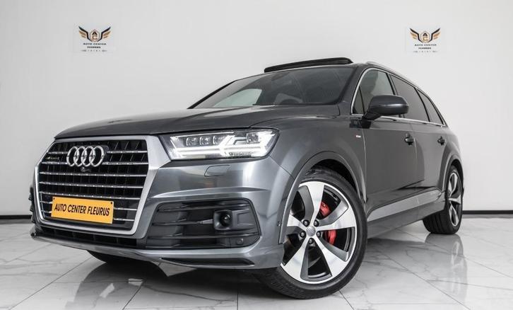 Audi Q7 S-Line 3.0L TDi V6 Quattro 7 places / Full Option, Auto's, Audi, Particulier, Q7, 360° camera, 4x4, ABS, Achteruitrijcamera