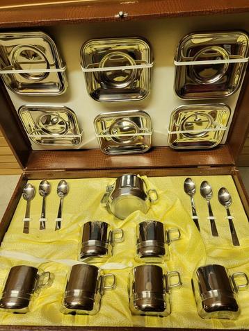Service à café ️ en inox  beschikbaar voor biedingen