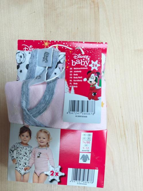 2 Body's Disney Baby maat 74/80, Kinderen en Baby's, Babykleding | Maat 74, Nieuw, Jongetje of Meisje, Nacht- of Onderkleding