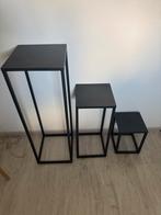 3 collones de 3 tailles différentes noir en métal neuf, Enlèvement ou Envoi, Neuf