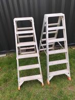 Dubbele trapladder, Ophalen
