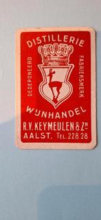 Speelkaart Aalst – Distillerie Keymeulen rood JOKER_3, Ophalen of Verzenden, Gebruikt, Joker(s)