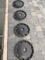 4x zwarte volvo wieldeksels. 16inch, Ophalen, Gebruikt