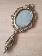 Magnifique miroir à main - en cuivre - ancien - authentique, Antiquités & Art, Enlèvement ou Envoi