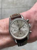 Vintage horloge Heuer Carrera 2447, Autres marques, Acier, Utilisé, Montre-bracelet