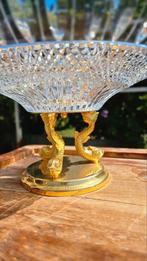Grote prachtige antiek cristal schaal op voet, Antiek en Kunst, Antiek | Schalen, Ophalen