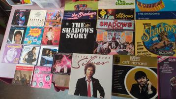 Grote verzameling  vinyls van Cliff Richard en The Shadows  beschikbaar voor biedingen