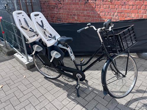 Tweelingfiets transportfiets longtail cargo bike, Fietsen en Brommers, Fietsen | Dames | Moederfietsen, Zo goed als nieuw, Versnellingen