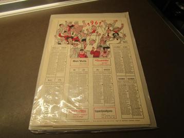 ZELDZAAM - Marc Sleen - Jaarkalender 1961  beschikbaar voor biedingen