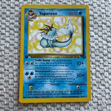 Vaporeon 1st edition 1999 beschikbaar voor biedingen
