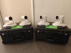 4x 4K PTZ camera met NDI, SDI, HDMI, Audio, Tv en Foto, Overige soorten, Zo goed als nieuw, 8 tot 20x, Camera
