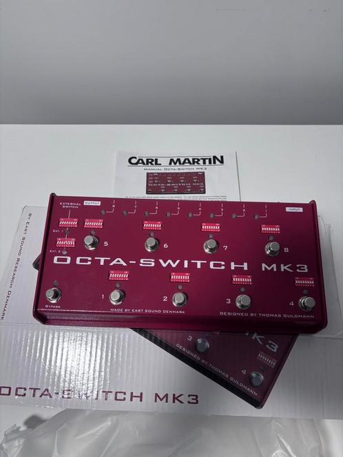 Carl Martin Octaswitch MK3 - gloednieuw, Muziek en Instrumenten, Effecten, Zo goed als nieuw, Ophalen of Verzenden