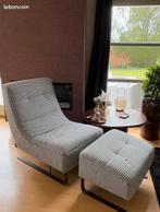 Fauteuil et repose pied Fama, Huis en Inrichting, Ophalen, Zo goed als nieuw, Metaal