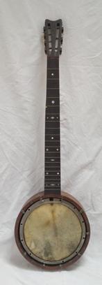 Britse zither-banjo 7-snarig, c. 100 j. oud, Muziek en Instrumenten, Ophalen, Gebruikt, Overige typen