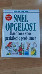 Snel opgelost! Problemen oplossen, hergebruik, repareren enz, Boeken, Ophalen of Verzenden, Zo goed als nieuw