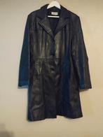 Lange Leder jas, vindage, Ophalen of Verzenden, Zo goed als nieuw, Maat 42/44 (L)