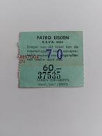 Patro Eisden voetbalticket Jaren ´70 a ´80, Ophalen of Verzenden