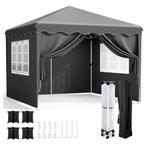 Partytent easy-up 3x3 met zijwanden, Tuin en Terras, Partytenten, Partytent, Minder dan 4 meter, Nieuw, Opvouwbaar