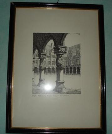 pentekening of ets A. Tytgat, Antiek en Kunst, Ophalen of Verzenden