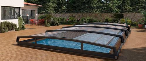 Abri de piscine bas en aluminium, Jardin & Terrasse, Accessoires de piscine, Neuf, Couverture de piscine, Enlèvement ou Envoi